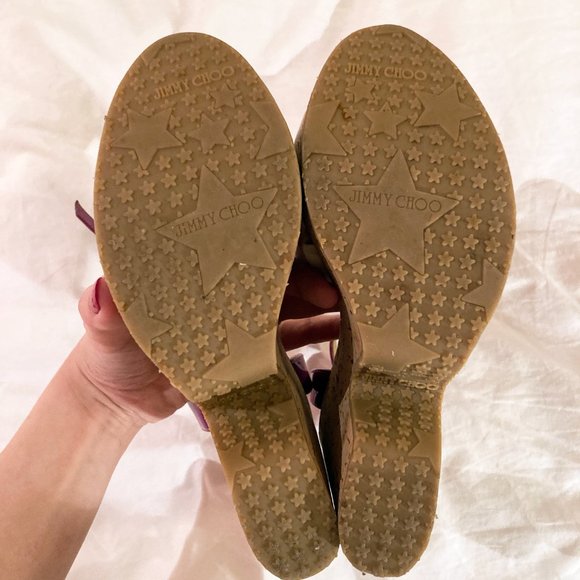 Jimmy Choo Platform Peep Toe Heels - Picture 6 of 7